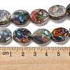 Dyed Natural Imperial Jasper with Resin Beads Strands G-G083-A05-01-4