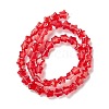 Transparent Glass Beads Strand GLAA-F112-04H-3