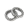 Ring 316 Surgical Stainless Steel Hoop Earrings EJEW-G416-19E-AS-4