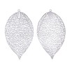 Tarnish Resistant 304 Stainless Steel Filigree Big Pendants STAS-S108-38P-2