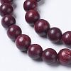 Natural Wood Beads Strands WOOD-J001-05-6mm-3