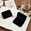 2Pcs Flocking Cufflinks Boxes CON-BBC0001-17-3