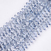 Electroplate Glass Beads Strands EGLA-S176-05B-B06-1