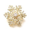 Snowflake Rotatable Brooches for Women JEWB-B023-01G-2