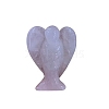 Natural Rose Quartz Carved Healing Angel Figurines PW-WG21334-02-1