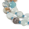 Natural Flower Amazonite Beads Strands G-C116-A38-01-3