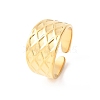 304 Stainless Steel Open Cuff Rings for Women RJEW-K309-08G-4