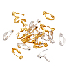 Brass Clip on Earring Converter KK-TA0007-43-2