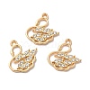 Alloy Rhinestone Pendants ALRI-Q236-02LG-3