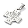 Religion 304 Stainless Steel Pendants STAS-Z098-43P-2