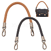   2Pcs 2 Colors Braided Imitation Leather Bag Straps FIND-PH0017-31B-1