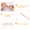 Plastic Brooch Finding DIY-WH0430-669C-01-4