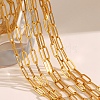 Stainless Steel Paperclip Chains Necklaces for Women PW-WG32A9D-01-3