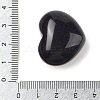 Synthetic Blue Goldstone Love Heart Stone G-I367-03K-3