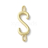 Rack Plating Brass Connector Charms KK-P245-07G-S-1