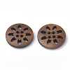 4-Hole Wooden Buttons WOOD-S040-35-1