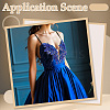 Flower Resin Rhinestone Decorative Corsages for Clothing Accessories PATC-WH0021-064D-5