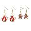 2 Pairs 304 Stainless Steel Dangle Earrings EJEW-JE06599-2