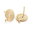 Brass Stud Earring Findings X-KK-T016-52G-1