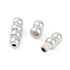 Anti-Tarnish Rhodium Plated 925 Sterling Silver Screw Clasps LS-STER-K173-04P-2
