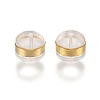 Brass Rings Silicone Ear Nuts SIL-N003-03G-1