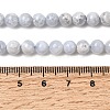 Natural Blue Lace Agate Beads Strands G-G346-A01-6mm-5