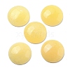 Natural Yellow Jade Cabochons G-C115-02B-31-1