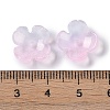 Baking Paint Glass Bead Caps GLAA-S202-04B-3