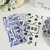 8Pcs 8 Styles PVC Plastic Waterproof Decorative Sticker Labels DIY-SP0004-93F-7