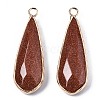 Synthetic Goldstone Pendants G-S359-319D-2