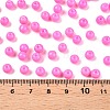 Opaque Baking Painted Glass Beads DGLA-T004-02J-4