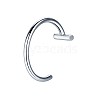 Stainless Steel Fake Lip Rings WG9CB95-05-1