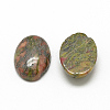 Natural Unakite Cabochons X-G-R415-13x18-36-2