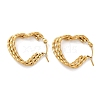 304 Stainless Steel Hoop Earrings EJEW-G423-24G-3