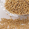 12/0 Electroplate Glass Seed Beads SEED-Q003-01-2