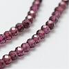 Natural Garnet Bead Strands G-P271-3mm-08-4