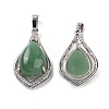 Natural Green Aventurine Pendants G-H283-04P-21-2