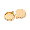 Brass Pendant Cabochon Settings X-KK-F898-20B-G-2