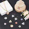 32Pcs 8 Style Rack Plating Alloy Enamel Pendants FIND-FH0005-06-5