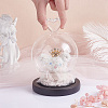   1Pc Heart Glass Dome Cover DIY-PH0022-42B-3