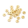 Brass Spacer Beads X-KK-E357-6mm-G-1