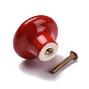 Round-shaped Porcelain Cabinet Door Knobs FIND-Z004-17G-3