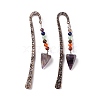 Natural Amethyst Bookmark AJEW-C025-01F-1