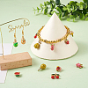 Craftdady 10Pcs 10 Style Golden Alloy Enamel Pendants ENAM-CD0001-22-7