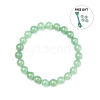 SUNNYCLUE Natural Green Aventurine Round Beads Stretch Bracelets BJEW-PH0001-8mm-24-2