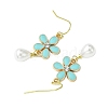 Alloy Enamel Dangle Earrings EJEW-JE06294-02-5