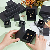  32Pcs 2 Style Kraft Cotton Filled Cardboard Paper Jewelry Set Boxes CBOX-NB0001-32-3