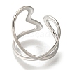 304 Stainless Steel Cuff Rings X-RJEW-Z074-21P-3