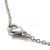 Non-Tarnish 304 Stainless Steel Pendant Necklaces NJEW-G123-03P-4