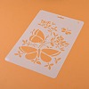 Plastic Reusable Drawing Painting Stencils Templates DIY-F018-B05-1